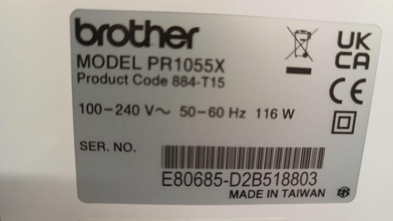 Brother PR1055X Showroom Display Model