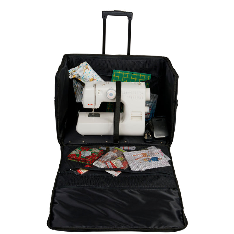 Extra Large Sewing Machine Trolley Bag with Telescopic Handle