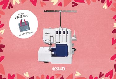 Brother 4234D OVERLOCK MACHINE - Free Bag worth £29.99