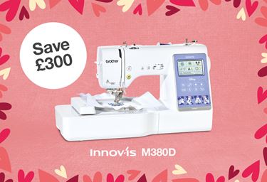 Brother Innov-is M380D Sewing and Embroidery Machine - February Offer!