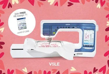 Brother Innov-is V5LE Sewing and Embroidery Machine - Free PE11 Software worth £1099.00