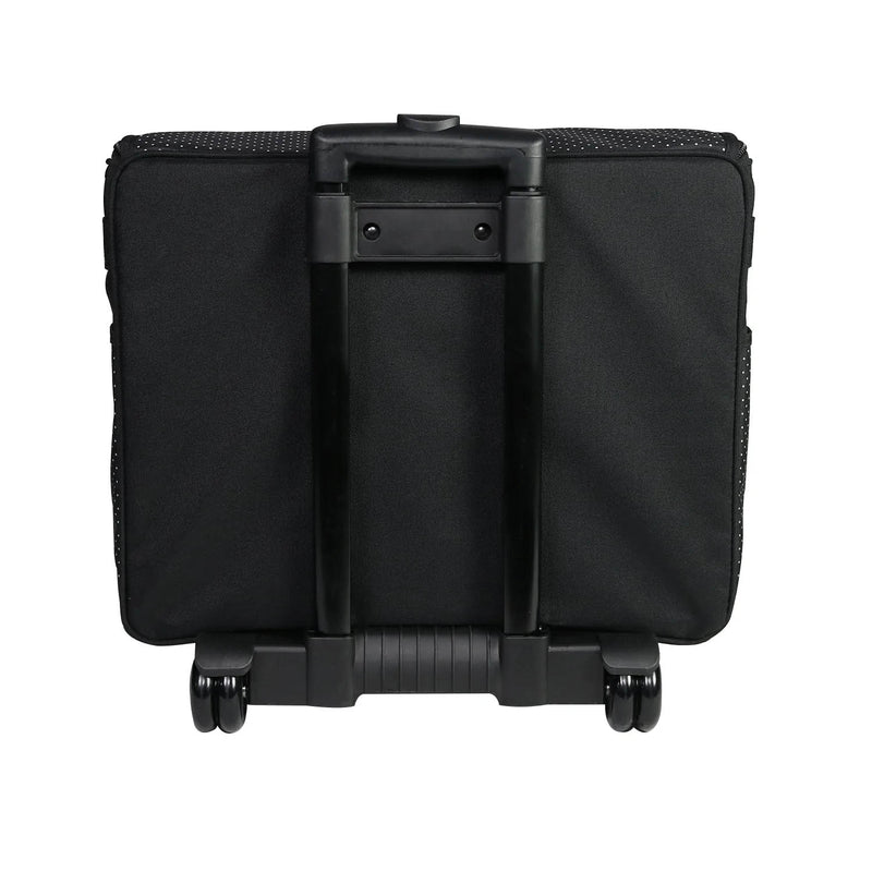 Trolley Bag with Zip Down Front Panel. Wheels and Telescopic Handle