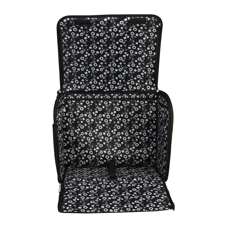 Trolley Bag with Zip Down Front Panel. Wheels and Telescopic Handle