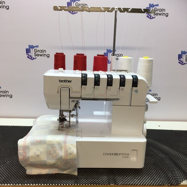 Preloved Brother CV3550 cover Stitch/Hemming machine