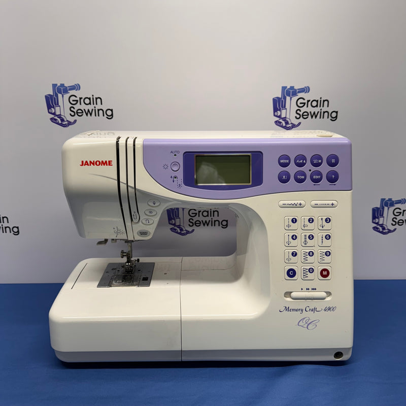 Janome Memory Craft 4900 Pre-Loved Sewing Machine