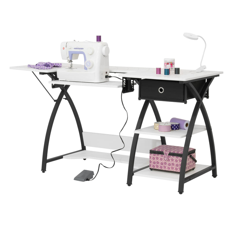 Sewing Table with Gridded Top
