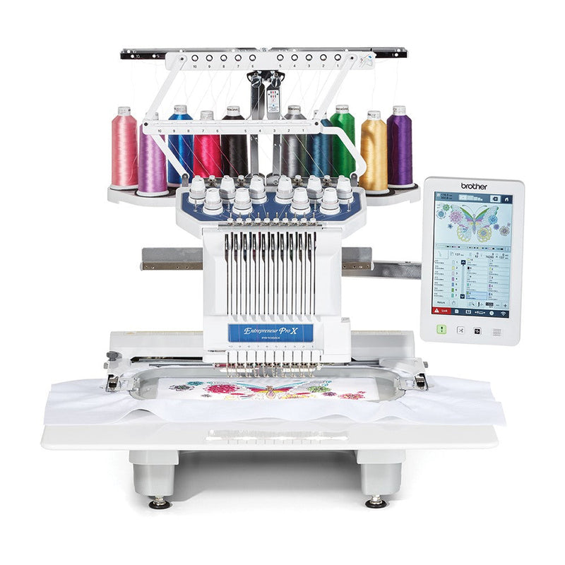 Brother PR1055X 10 Needle Embroidery Machine WITH FRAMING MAD OFFER