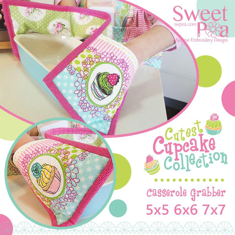 Sweet Pea Designs CupCake In the Hoop Embroidery CD