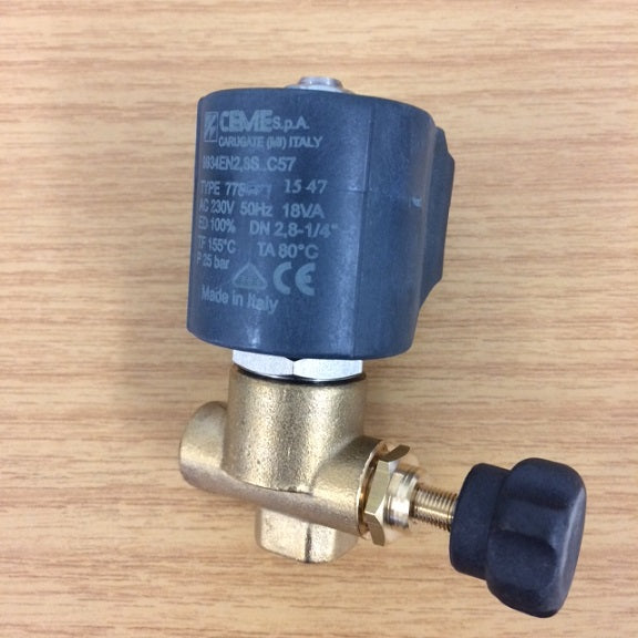 Comel A0229 Steam valve  for FB/F and Pratika boilers