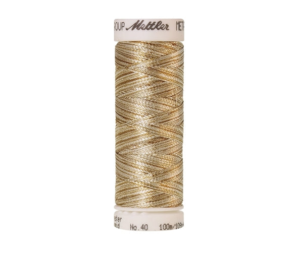 Mettler Metallic Embroidery Thread 100m multi 9924
