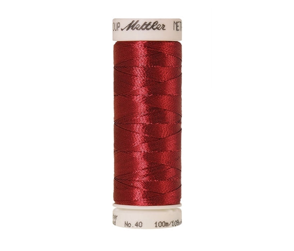Mettler Metallic Embroidery Thread 100m Red 1723